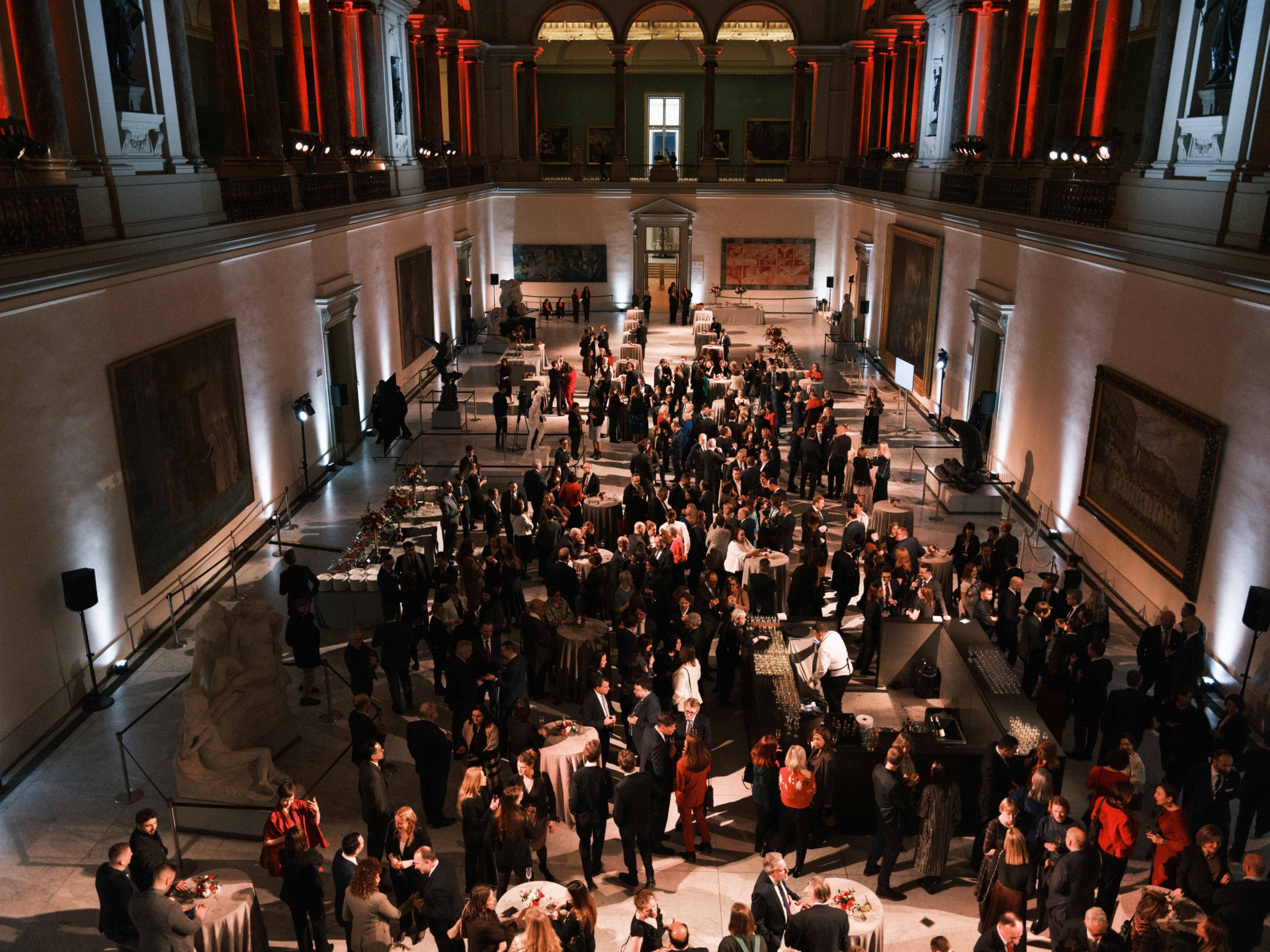 opening gala of polish presidency - gathered people