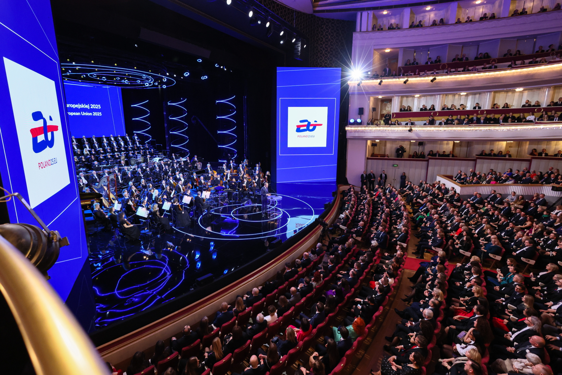 stage and seats